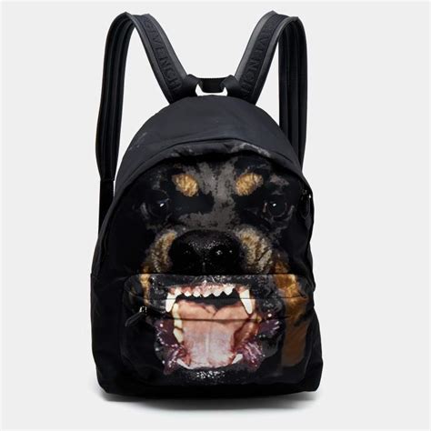 pack givenchy|Givenchy rottweiler backpack.